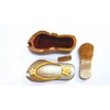 Plumeria Slipper Jewelry Puzzle Box
