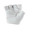 Mesh Net Training Gym Gloves White Finger Less Gloves for