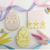LissieLou Mini Easter Chick in Egg Cookie Embosser Easter Icing
