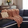 Safus Solid Fleece Blanket Plush Throw Blanket 60" x 80"