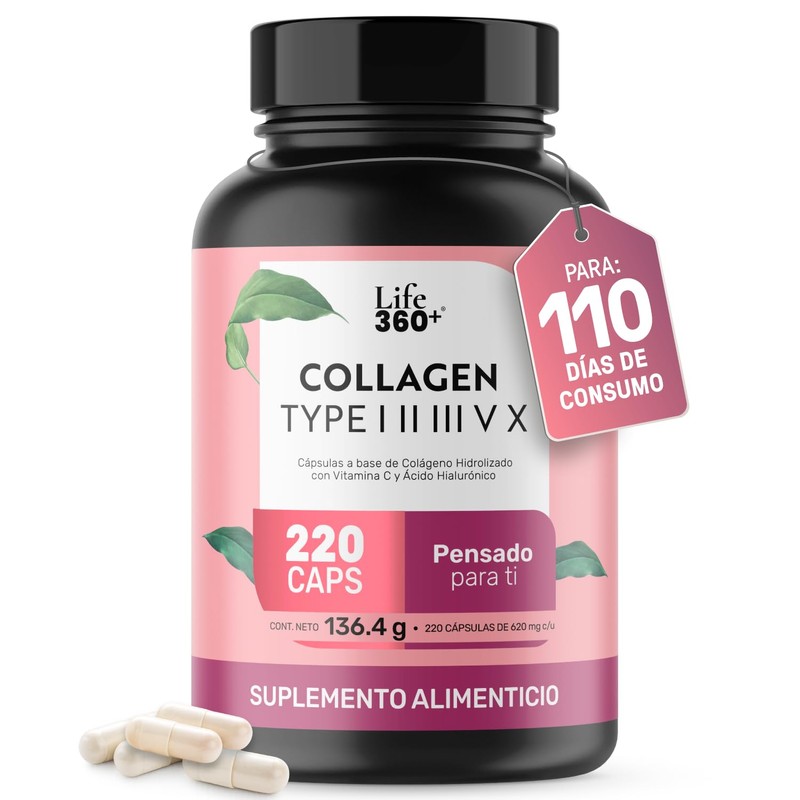 NATURE TARGET Multi Collagen Peptides Powder, 50 Servings - Type