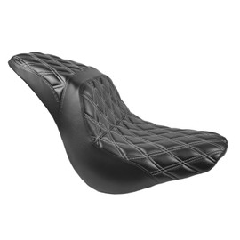 MOJINLIN White Motocycle Seat 2-UP seat Driver & Passenger Seat Front & RearFit for Harley FLSB Low Rider ST FXLR FXLRS FXLRST 2018-Later