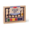 Melissa & Doug Happy Handles Wooden Stamp Set: 6 Stamps