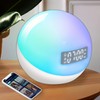 WKLVLM Smart Alarm Clock with Night Light, Children Sounder Clock,