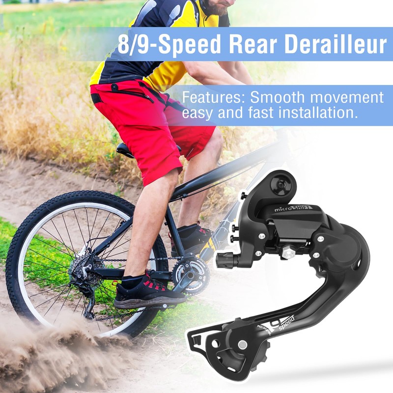 MEGHNA 8/9 Speed Bicycle Rear Derailleur/Bicycle Derailleur Suitable for Outdoor