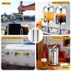 WELLBOM Beer Tap Handle, 304 Stainless Steel Keg Tap Handle