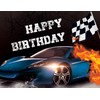 Birthday Race Car Edible Icing Image (1/4 Sheet)
