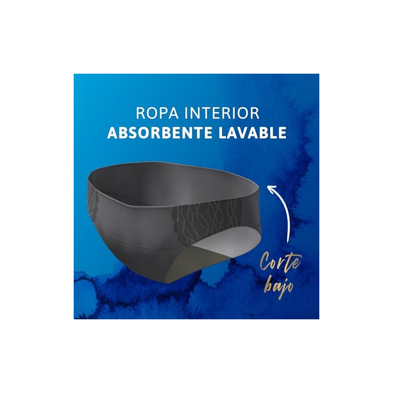 Tena Ropa Interior Lavable Corte Clásico Bajo Beige, Talla Extra