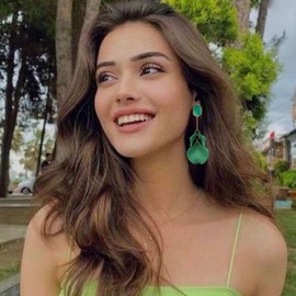 EVER FAITH Green Flower Petal Earrings for Women, Rose Petal Dangle Earrings Orange Statement Floral Drop Dangle Earrings