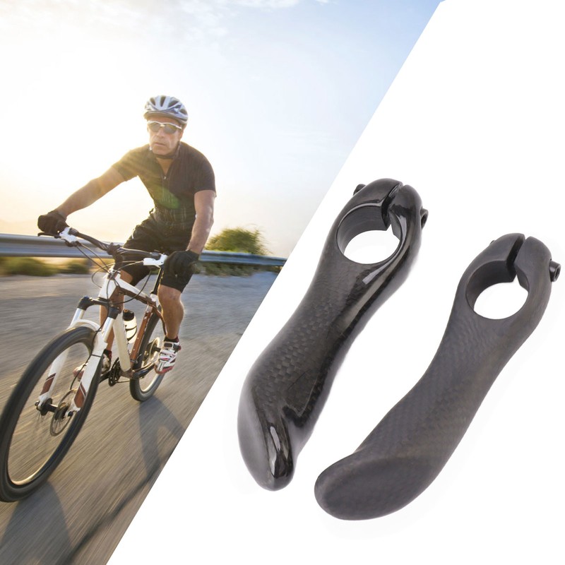 1 Pair Bike Auxiliary Handlebar Reduce Tired Comfortable Hold Carbon