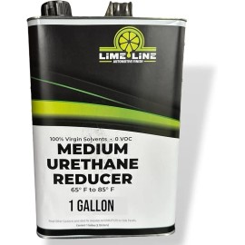 LiME LiNE Urethane Medium Reducer for Thinning Basecoats, Clearcoats - 1 Gallon