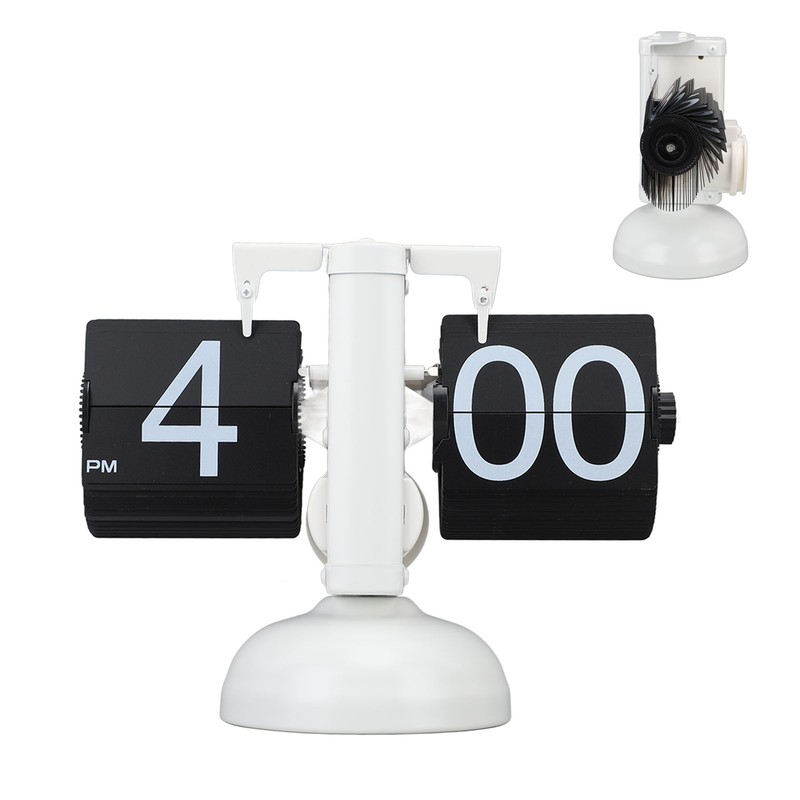European Style Retro Digital Flip Down Clock 304 Stainless Steel