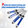 NICAVKIT 4Pcs Top and Bottom Bearing Flush Trim Router Bits