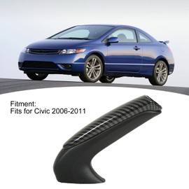 Parking Brake Handle 47115 SNA Carbon Fiber Style Cover Emergency Handbrake Grip for Civic 2006‑2011