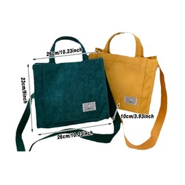 AIMALL Corduroy Small Square Bag - Fashion Women's Handbag, Single Shoulder Crossbody Bag for Daily Use, Versatile & Stylish