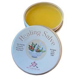 ReVersaRose Organic Ultra Herbal Nourishing Healing Salve - for Cuts, Burns, Scrapes, Bug Bites, Lips, Dry Hands & Feet - Natural Remedy - Hand