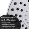 Bürstenking Shower Head Hand Shower with 5 Jet Types, Round