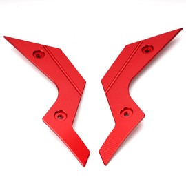 MOWOK for Kawasaki Z900 Z900SE Z 900 ABS 2020 2021 2022 2023 2024 Motorcycle Accessories Windshield Screen Decorative Windscreen Cover Plate (Red)