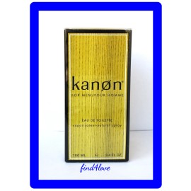 KANON FOR MEN / POUR HOME EAU DE TOILETTE SPRAY 3.4 FL OZ / 100 mL - Brand New