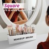 Suli Large Makeup Brush Holder Organizer, Wooden Cosmetic Brushes Storage