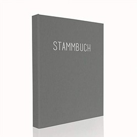 Hochzeitideal Family register DIN A5 'Classic' linen (grey)