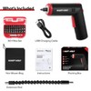 Eastvolt 4V Cordless Screwdriver, 6Nm Electric Screwdriver Rechargeable with 90
