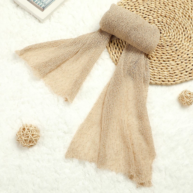 ROSENICE Newborn Baby Stretch Wrap (Beige)