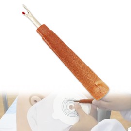 Colostomy Ostomy Bag Scissor, Ileostomy Stoma Pouch Shear, Nursing Care Cutter with Blunt Round Tip, 5" L