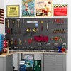 Daanxw 158PCS Metal Pegboard Kit with Hooks for Wall Garage