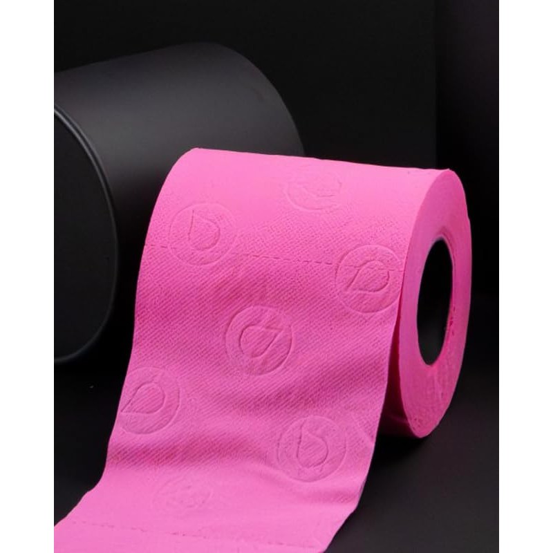 Pink Toilet Paper 3-Ply 6 rolls Pack 140 Premium Quality