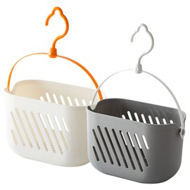 STOBAZA 2pcs Kitchen Hanging Baskets Vegetable Fruit Baskets for Pantry Wall Hanging Fruit Storage for Bathroom Organisation