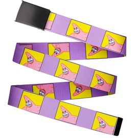 Odd Sox, Nickelodeon Cartoon Belt, SpongeBob Squarepants, Patrick, Adult, 1.5" Inch