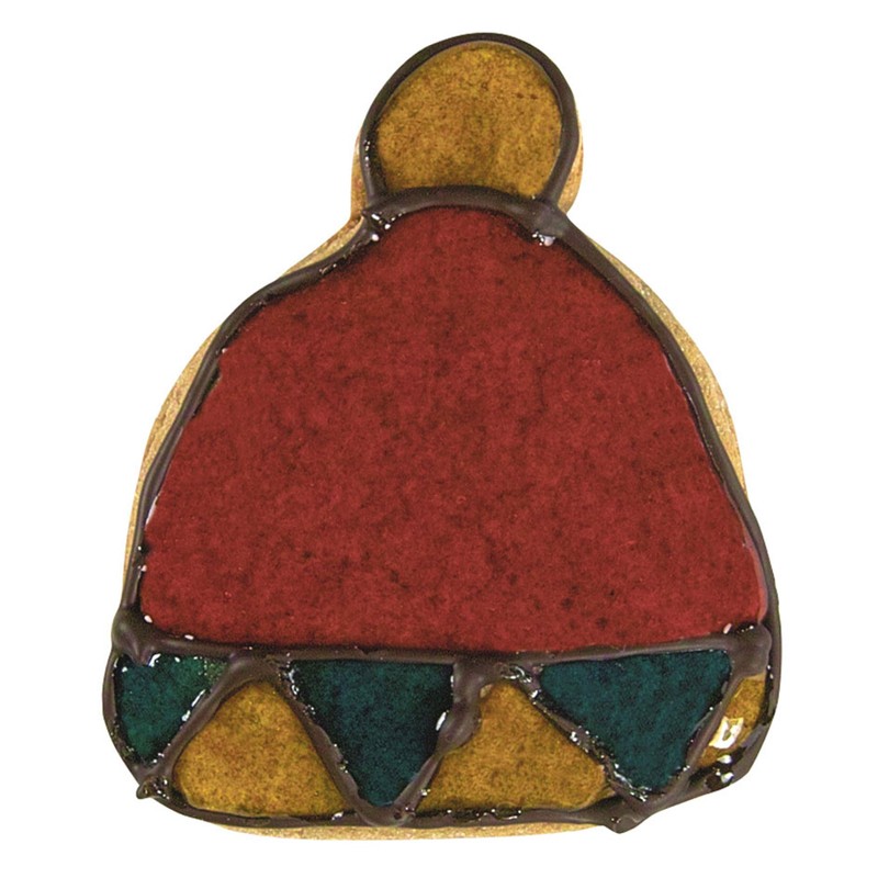 Staedter Ski Cap Shape Cookie Cutter, Silver