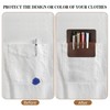 CestAntiQ Pocket Protector for Men, Full Grain Heavy Duty Leather