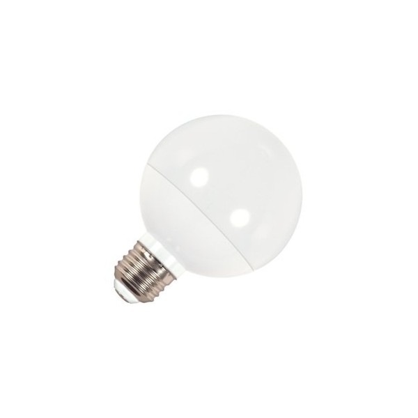 (Case of 6) Satco S9203 6G25/50K/E26 7-Watt Natural Light 5000K Dimmable G25 Globe LED Light Bulb, Frosted
