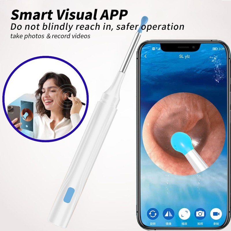 Wax Removal Tool for Ears, Earwax Remover Tools with 1080P