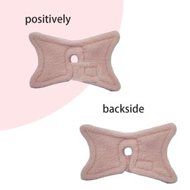 2 pcs Trach Pads, Reusable Trach Tube Covers, Tracheostomy Dressing Pads Tracheostomy Tube Holder Pad, Tracheostomy Trach Tube Supplies, Trach Pads for Adaptive Surgical Tracheostomy Pad (pink)