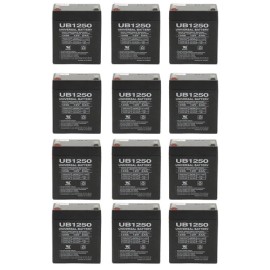 UPG 12 Pack - 12V 5Ah UPS Battery for Securitron 12VOLT 4AMP