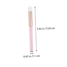 Healeved 2pcs Nose Shadow Brush Eyeshadow Brush Double-sided Makeup Applicator for Women Soft Dense Bristles for