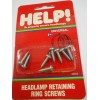 Dorman Help 42404 Universal Chrome Headlight Retaining Ring Screw(s) Kit