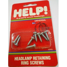 Dorman Help 42404 Universal Chrome Headlight Retaining Ring Screw(s) Kit