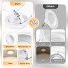 ZYC Gold 6 Inch Retrofit LED，12 Pack 6" Dimmable Retrofit