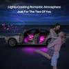 Car LED Interior Strip Lights, TEKSHINNY RGB Car Interior LED