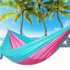 Portable Camping Travel Double Hammock Hanging Bed with Tree Strap