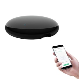 eMylo Smart Universal Remote Control, WiFi Thermo-Hygrometer, Hygrometer, Indoor Thermometer, Room Thermometer Control via Smart Life Tuya App, Compatible with Alexa and Google Home, for Air