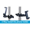 Hocoder Phone Holder for Mic Stand Clamp for Music Microphone