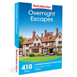 Red Letter Days Overnight Escapes Gift Voucher – 410 UK-based relaxing overnight retreats