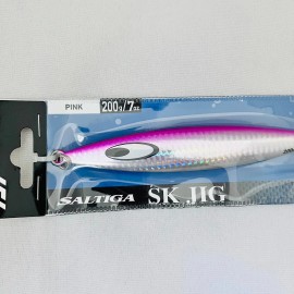 Daiwa Saltiga SK Slow Metal Jig Saltwater Big Game Jigging Lure Pink - 200g / 7oz