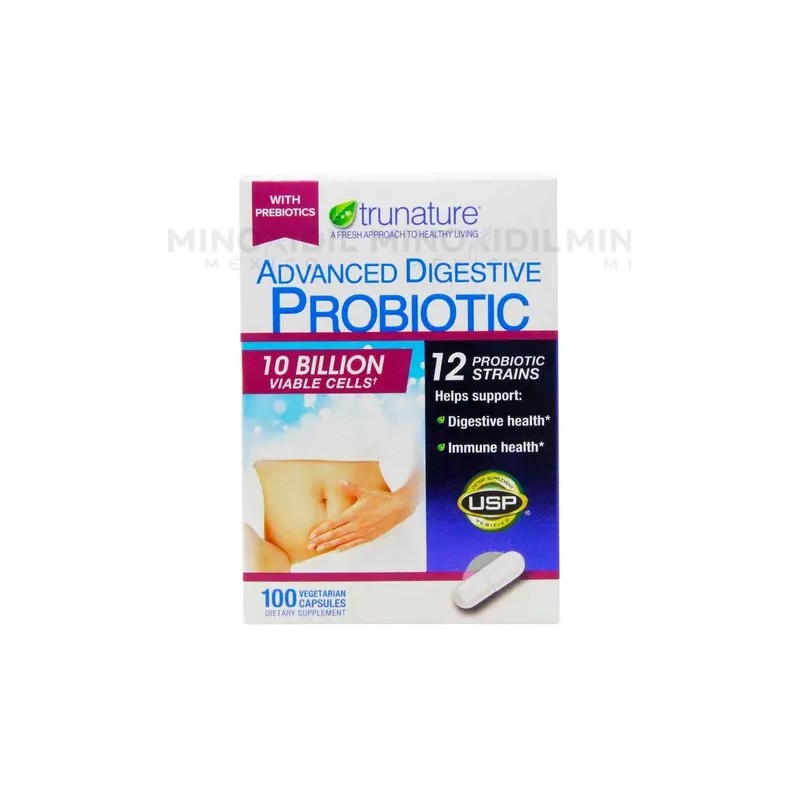 Trunature Probióticos Sabor Advanced 100 Cápsulas Vegano Gluten