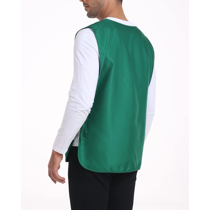 Xeoxarel 3 Pack Unisex Cobbler Apron with 3 Pockets Vest,